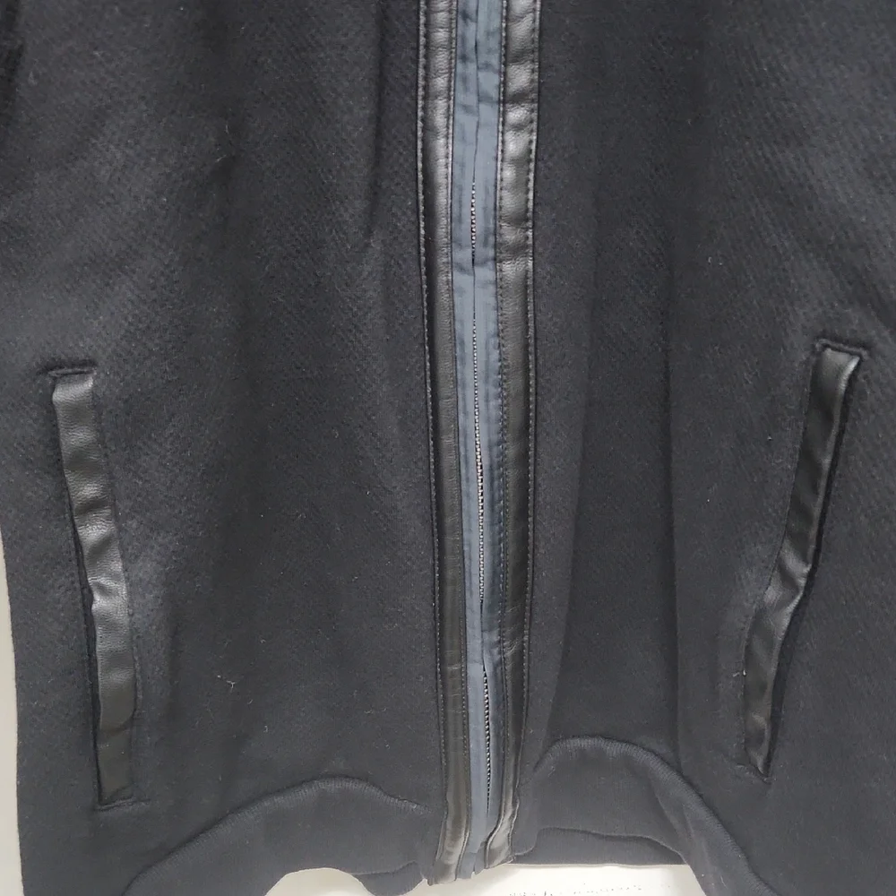 NWOTCalvin Klein Collection Black High Collar Performance Jacket - Picture 3 of 7